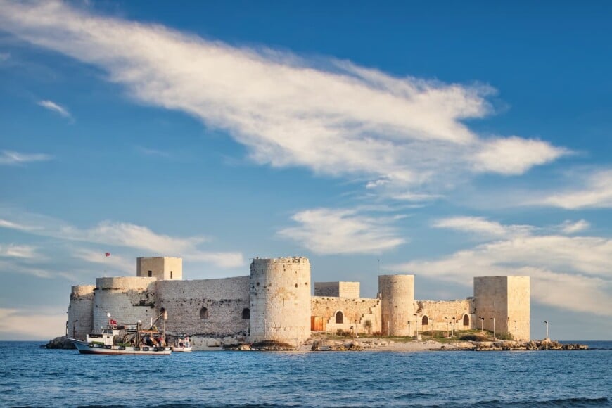 turkey mersin kizkale castle