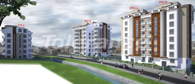 Apartment from the developer in Avsallar, Alanya with sea view with pool - buy realty in Turkey - 3638