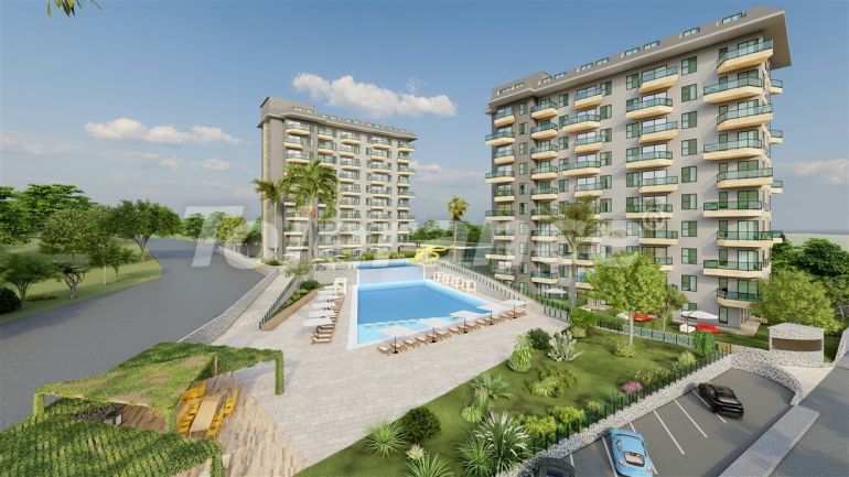 Apartment from the developer in Avsallar, Alanya with pool - buy realty in Turkey - 40629