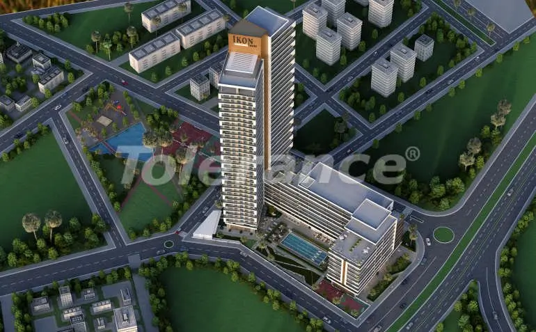 Apartment from the developer in Bornova, İzmir pool installment - buy realty in Turkey - 15082