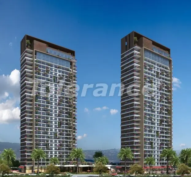 Apartment from the developer in Bornova, İzmir with sea view with pool - buy realty in Turkey - 18020