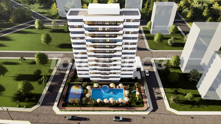 Apartment from the developer in Erdemli, Mersin with sea view with pool with installment - buy realty in Turkey - 65678