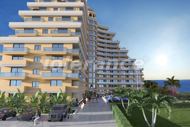 Apartment in Famagusta, Northern Cyprus with sea view with pool with installment - buy realty in Turkey - 74856