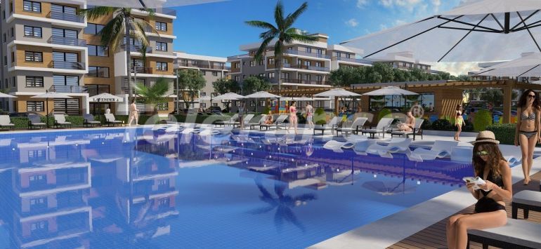 Apartment from the developer in Famagusta, Northern Cyprus with pool with installment - buy realty in Turkey - 81881