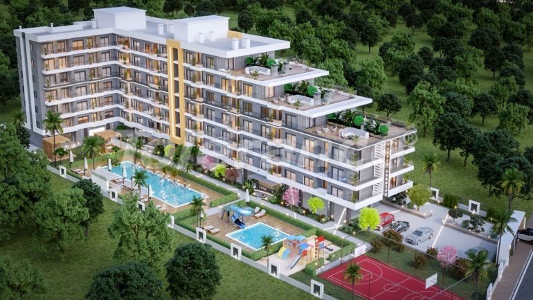 Apartment from the developer in Finike with sea view with pool with installment - buy realty in Turkey - 66732