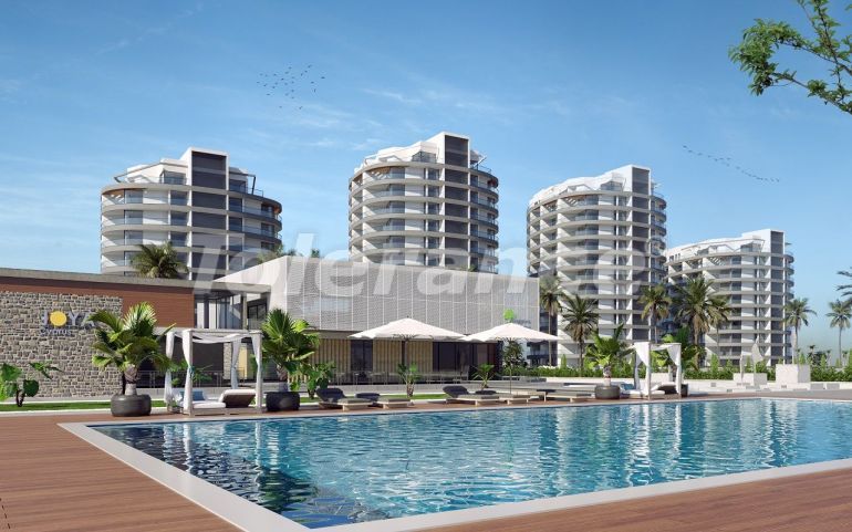 Apartment from the developer in Güzelyurt, Northern Cyprus with sea view with pool with installment - buy realty in Turkey - 85385