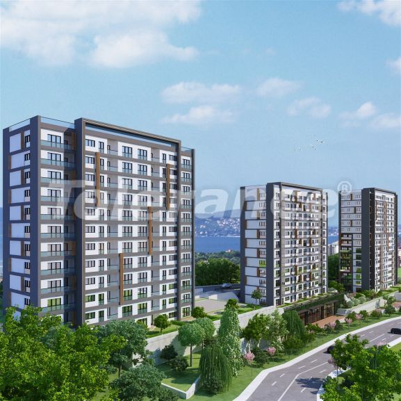 Apartment from the developer in Kadikoy, İstanbul with sea view with pool with installment - buy realty in Turkey - 65449