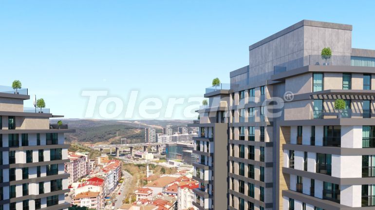 Apartment from the developer in Kagithane, İstanbul with pool with installment - buy realty in Turkey - 66383