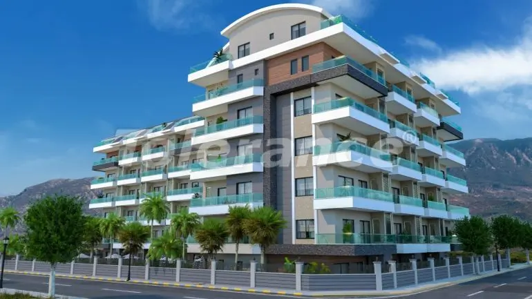 Apartment from the developer in Kargicak, Alanya with sea view with pool with installment - buy realty in Turkey - 18074