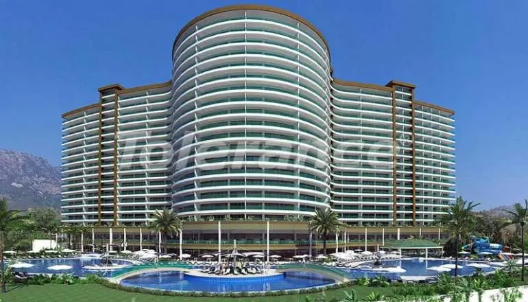 Apartment from the developer in Kargicak, Alanya with sea view with pool with installment - buy realty in Turkey - 2721