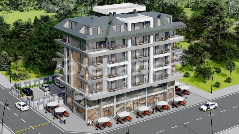 Apartment from the developer in Kargicak, Alanya with pool - buy realty in Turkey - 61210