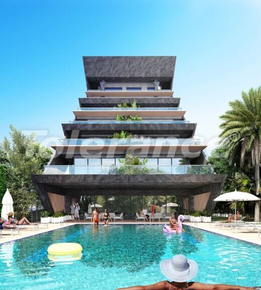 Apartment from the developer in Kargicak, Alanya with pool - buy realty in Turkey - 61226