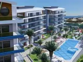 Apartment from the developer in Kargicak, Alanya with sea view with pool - buy realty in Turkey - 39780