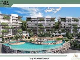 Apartment from the developer in Kargicak, Alanya with sea view with pool - buy realty in Turkey - 58835