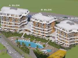 Apartment from the developer in Kargicak, Alanya with pool with installment - buy realty in Turkey - 63501