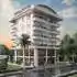 Apartment in Kargicak, Alanya with sea view with pool - buy realty in Turkey - 39290