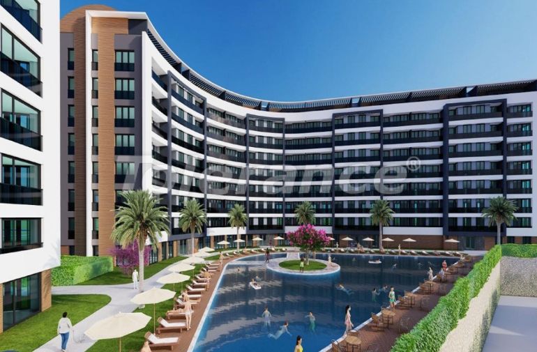 Apartment from the developer in Kepez, Antalya with sea view with pool with installment - buy realty in Turkey - 84743