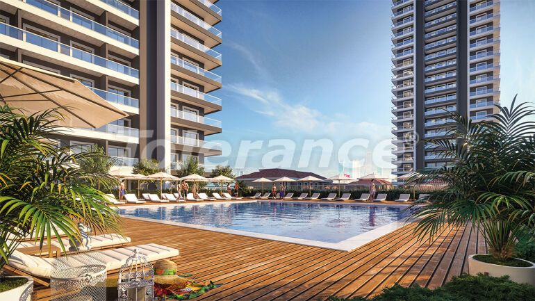 Apartment from the developer in Konak, İzmir with sea view with pool with installment - buy realty in Turkey - 55353