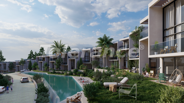Apartment from the developer in Kyrenia, Northern Cyprus with sea view with pool - buy realty in Turkey - 108933