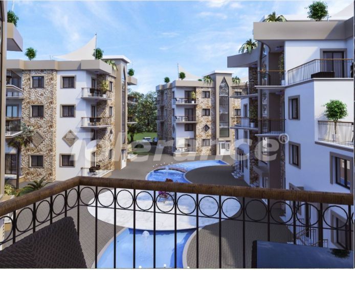 Apartment from the developer in Kyrenia, Northern Cyprus with pool - buy realty in Turkey - 109117