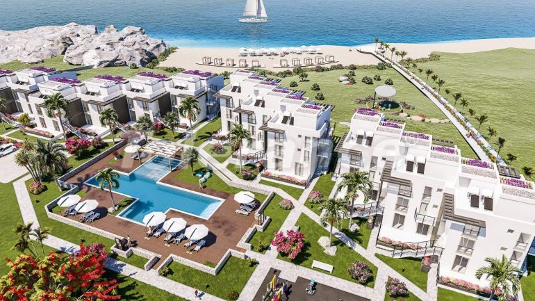 Apartment from the developer in Kyrenia, Northern Cyprus with sea view with pool with installment - buy realty in Turkey - 72484