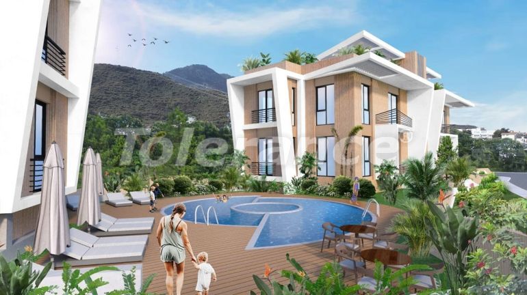 Apartment from the developer in Kyrenia, Northern Cyprus with pool with installment - buy realty in Turkey - 73319