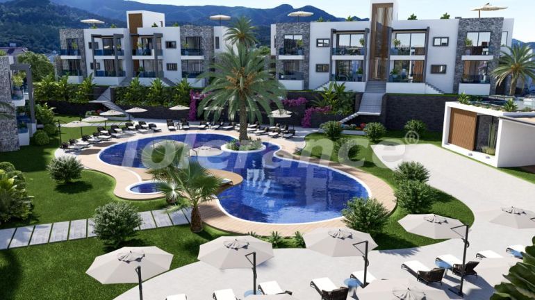 Apartment from the developer in Kyrenia, Northern Cyprus with pool with installment - buy realty in Turkey - 76840