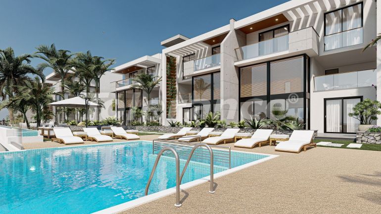 Apartment from the developer in Kyrenia, Northern Cyprus with sea view with pool with installment - buy realty in Turkey - 81165