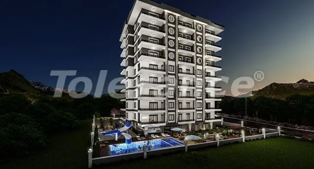 Apartment from the developer in Mahmutlar, Alanya with sea view with pool with installment - buy realty in Turkey - 18340