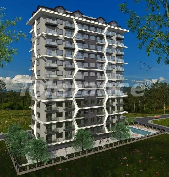 Apartment in Mahmutlar, Alanya with sea view with pool - buy realty in Turkey - 31641