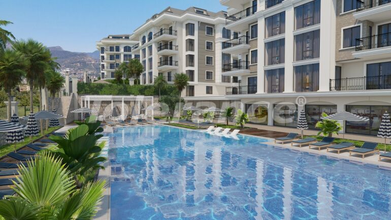 Apartment from the developer in Oba, Alanya with pool - buy realty in Turkey - 61247