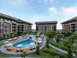 Apartment in Oba, Alanya with sea view with pool - buy realty in Turkey - 39222