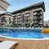 Apartment in Oba, Alanya with sea view with pool - buy realty in Turkey - 39225