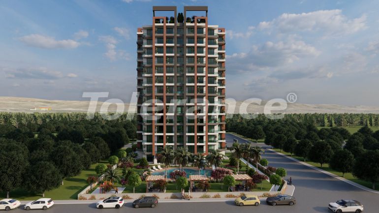 Apartment from the developer in Tece, Mersin, Mersin with pool with installment - buy realty in Turkey - 100677