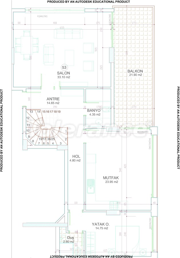 Apartment from the developer in Alanya with sea view with pool - buy realty in Turkey - 17543