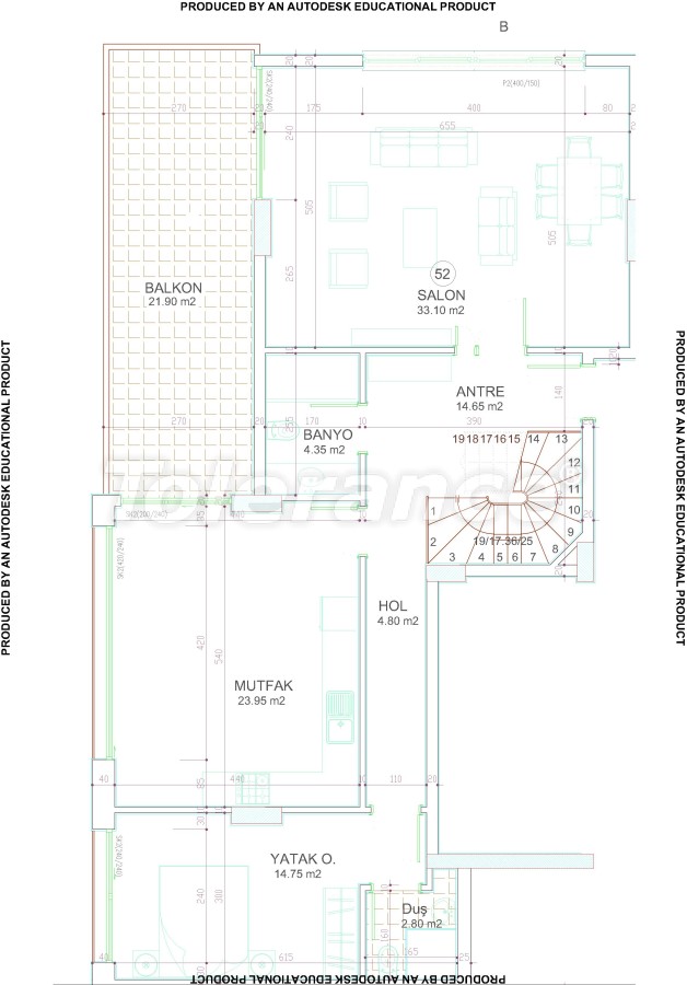 Apartment from the developer in Alanya with sea view with pool - buy realty in Turkey - 17544