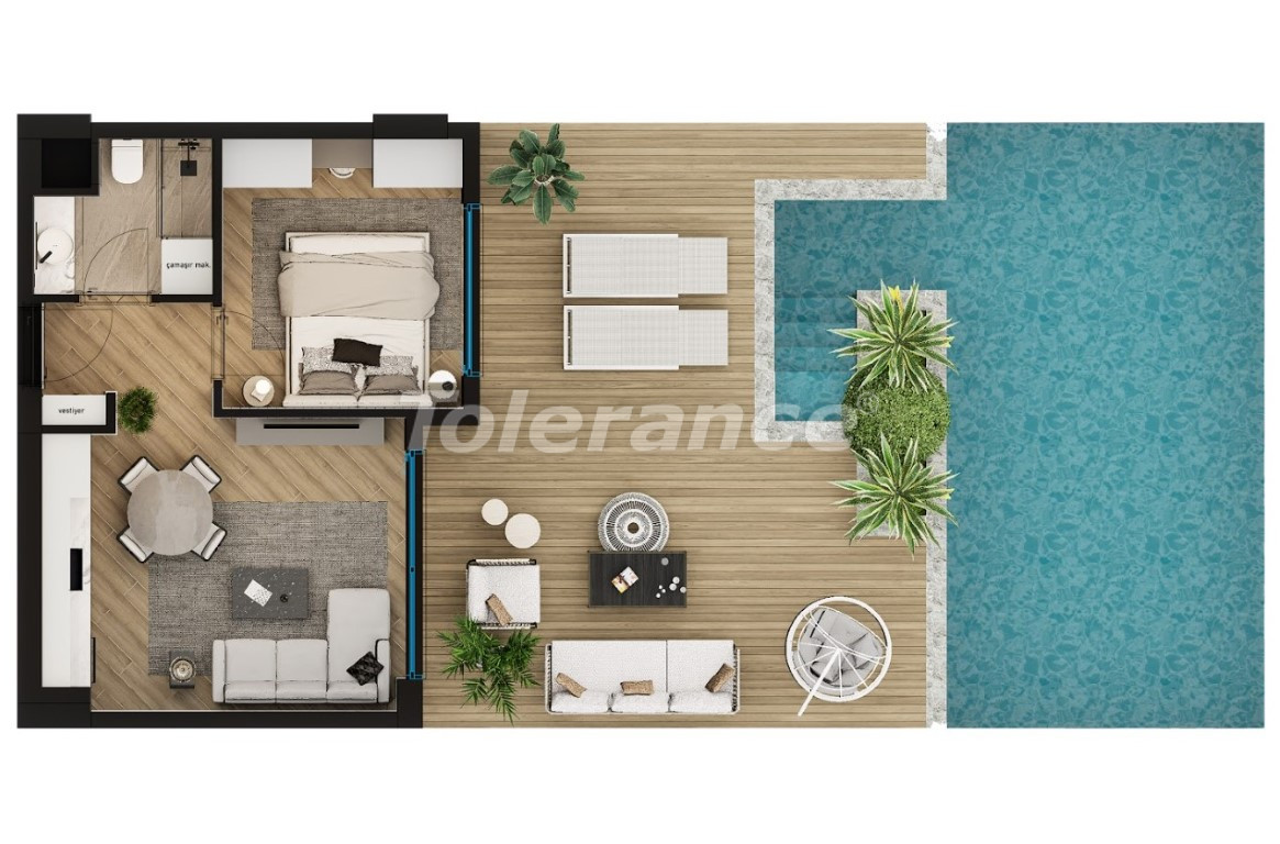 Apartment from the developer in Altıntaş, Antalya with pool with installment - buy realty in Turkey - 111445