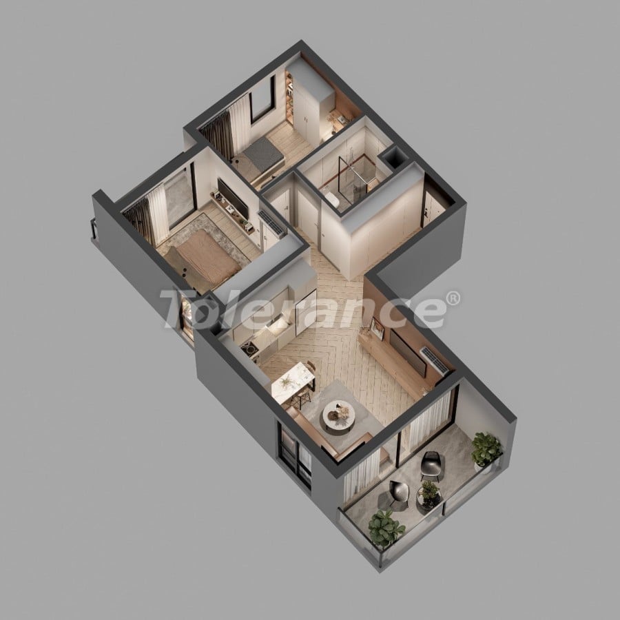 Apartment from the developer in Altıntaş, Antalya with pool - buy realty in Turkey - 52219