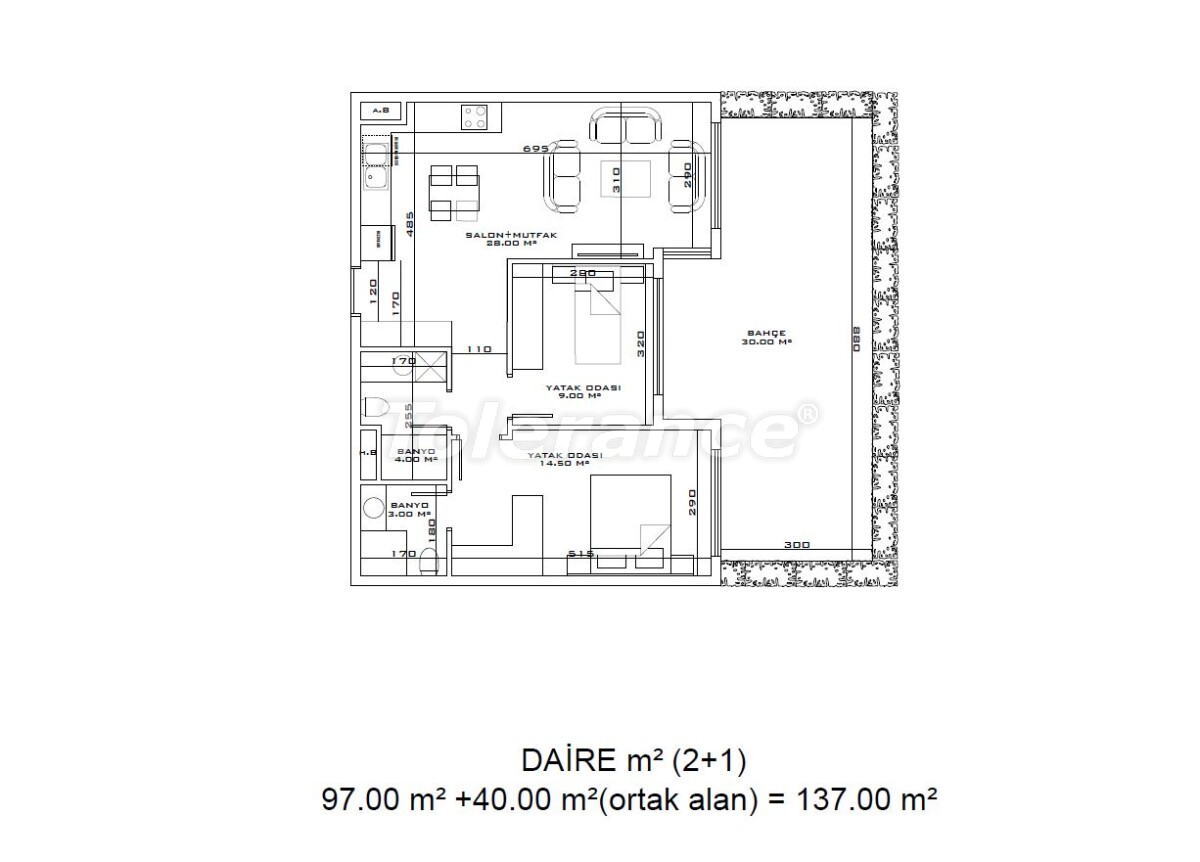 Apartment from the developer in Altıntaş, Antalya with pool with installment - buy realty in Turkey - 59489