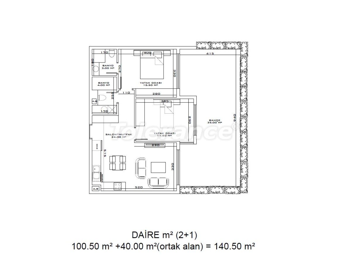 Apartment from the developer in Altıntaş, Antalya with pool with installment - buy realty in Turkey - 59490