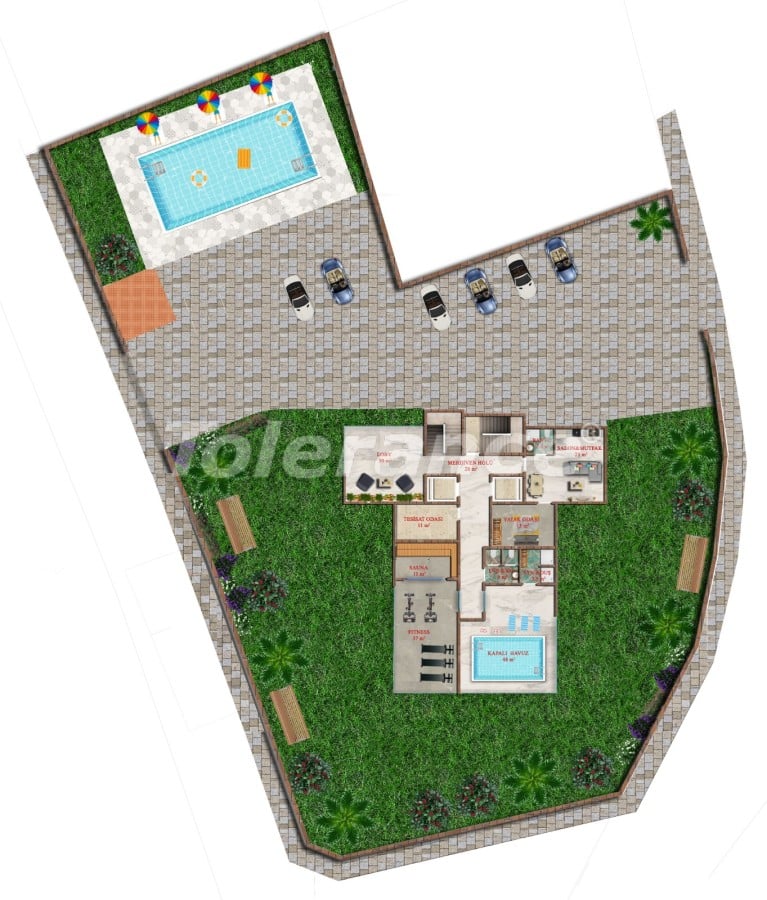 Apartment from the developer in Avsallar, Alanya with pool - buy realty in Turkey - 40747