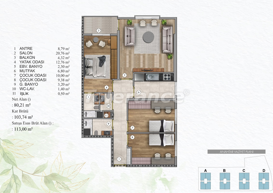 Apartment from the developer in Bagcilar, İstanbul with installment - buy realty in Turkey - 69534