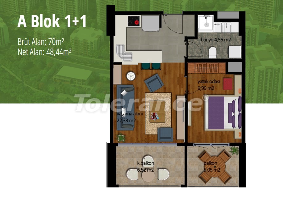Apartment from the developer in Beylikduzu, İstanbul with pool - buy realty in Turkey - 17001