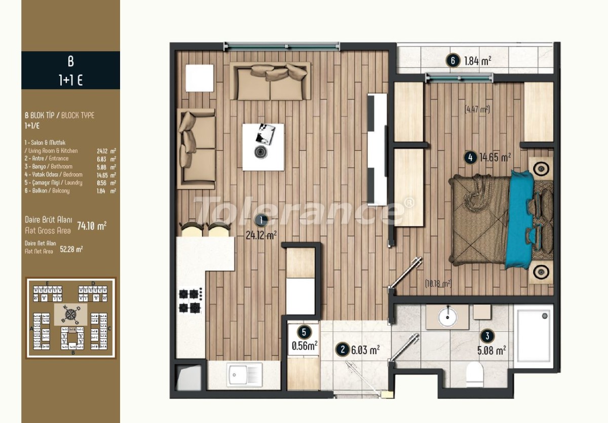 Apartment from the developer in Beylikduzu, İstanbul with pool - buy realty in Turkey - 34569