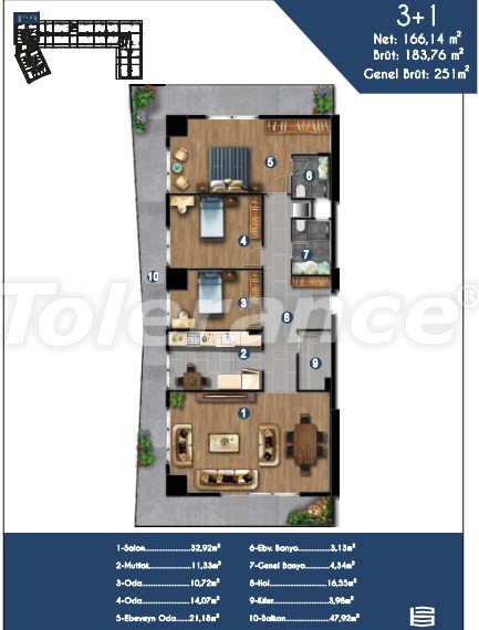 Apartment from the developer in Bornova, İzmir pool installment - buy realty in Turkey - 15149