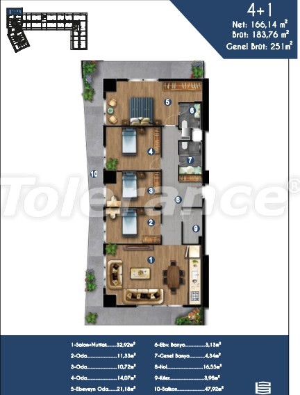 Apartment from the developer in Bornova, İzmir pool installment - buy realty in Turkey - 15154