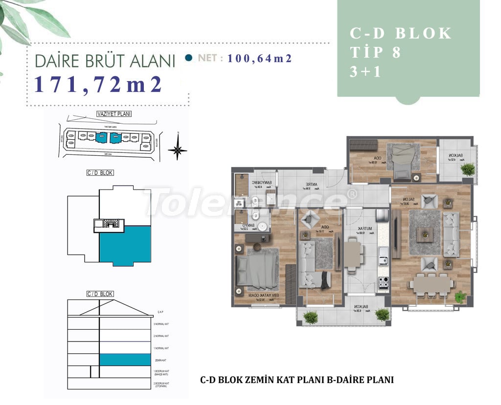 Apartment from the developer in Buyukcekmece, İstanbul with sea view with installment - buy realty in Turkey - 51055