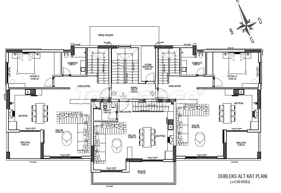 Apartment from the developer in center, Belek with pool - buy realty in Turkey - 58827