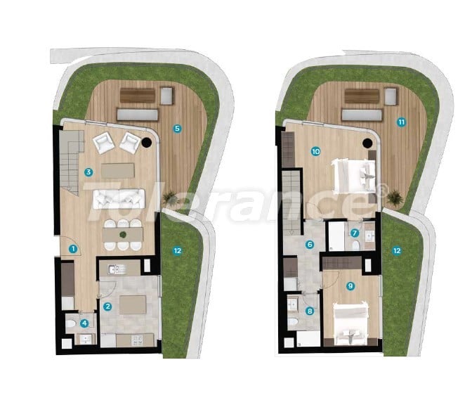 Apartment from the developer in Çeşme, İzmir pool - buy realty in Turkey - 16446