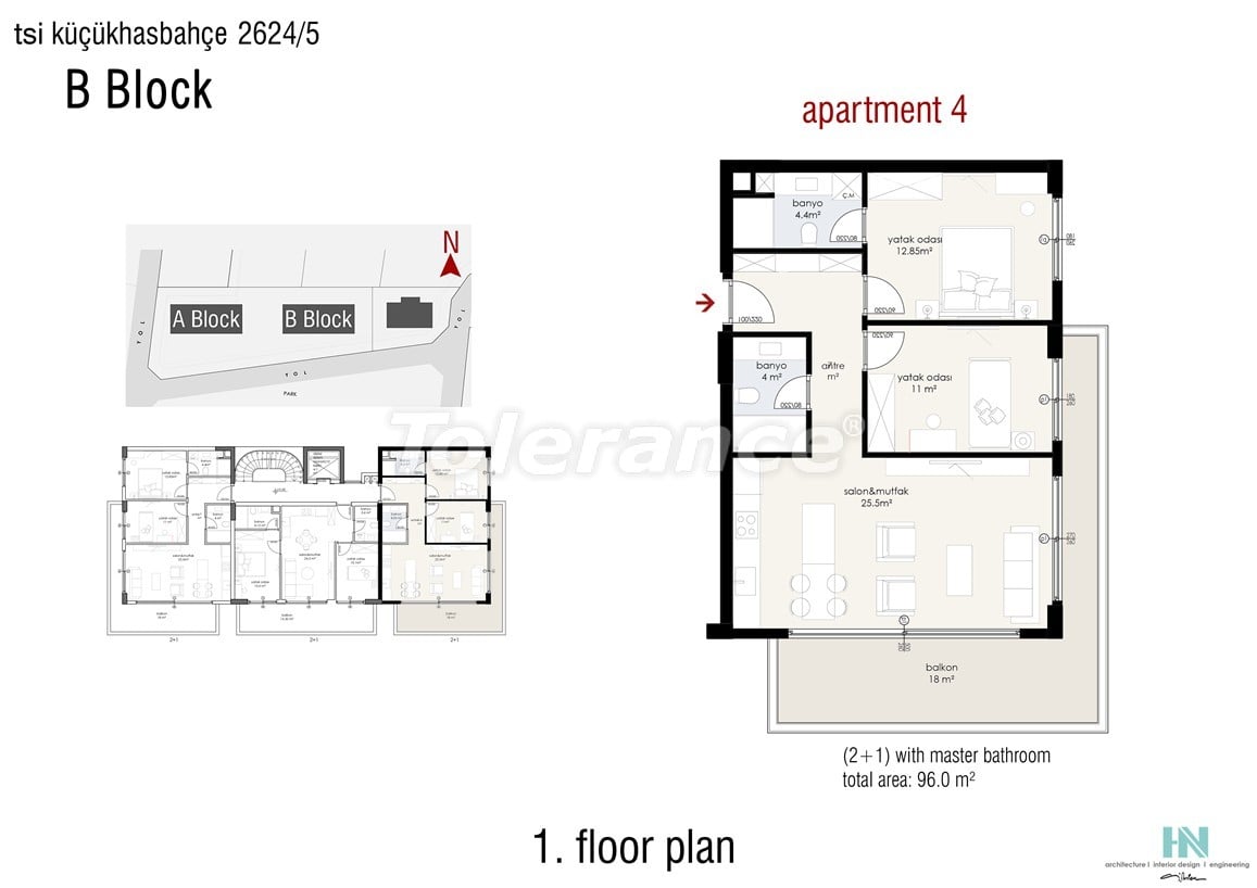 Apartment from the developer in City of Alanya, Alanya with sea view with pool - buy realty in Turkey - 49459